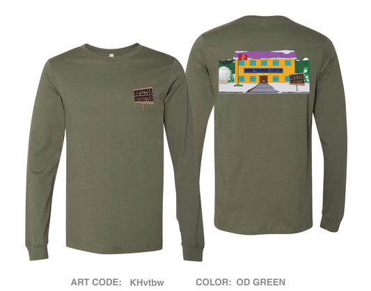 Operations and Direct Support Co Comfort Unisex Cotton LS Tee - KHvtbw