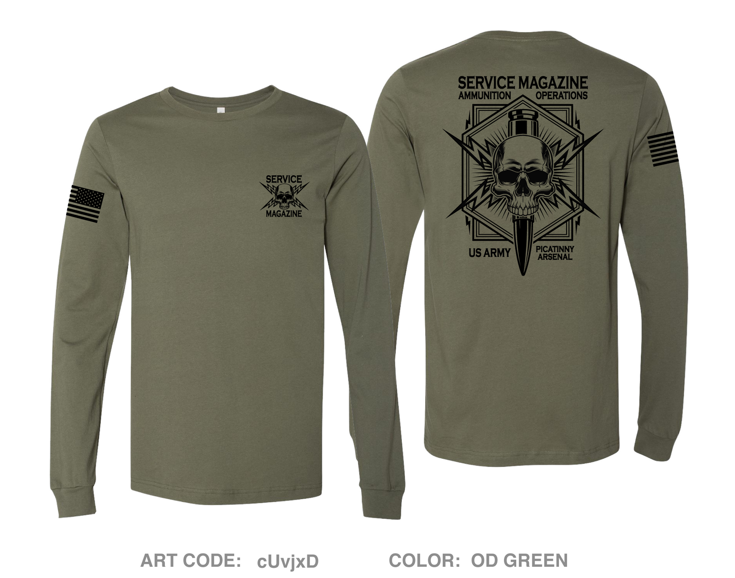 Explosive Ordnance Disposal Technology Division (EOD) Comfort Unisex Cotton LS Tee - cUvjxD