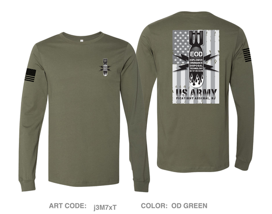 Explosive Ordnance Disposal Technology Division (EOD) Comfort Unisex Cotton LS Tee - j3M7xT