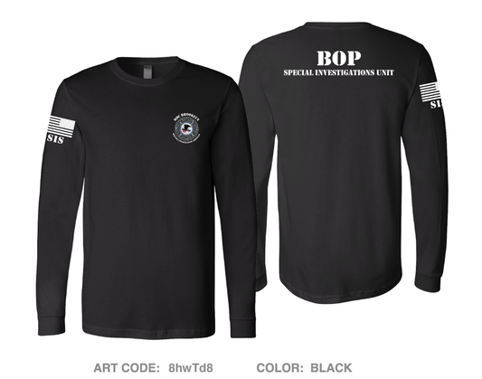 SPECIAL INVESTIGATION SERVICES Comfort Unisex Cotton LS Tee - 8hwTd8