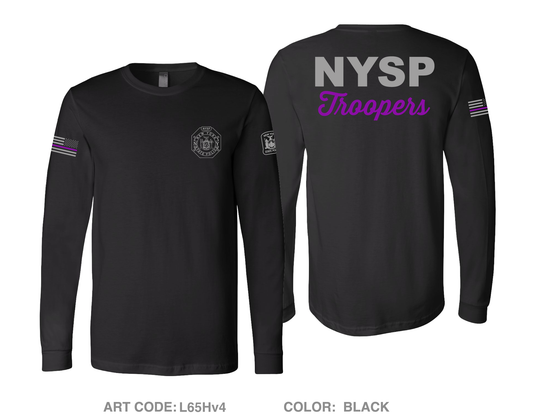 NYSP Comfort Unisex Cotton LS Tee - L65Hv4