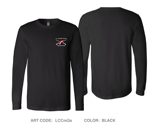 42nd ID Fundraising Collection Comfort Unisex Cotton LS Tee - LCCmQs
