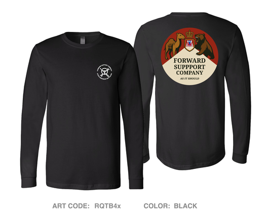 FSC 579 EN BN Fundraising Collection Comfort Unisex Cotton LS Tee - RQTB4x