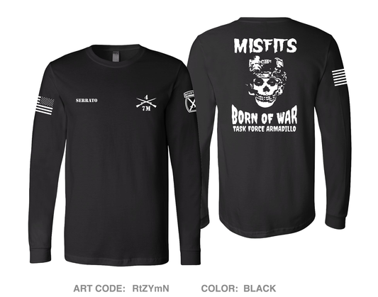 4th Platoon A-CO 1-32 Comfort Unisex Cotton LS Tee - RtZYmN