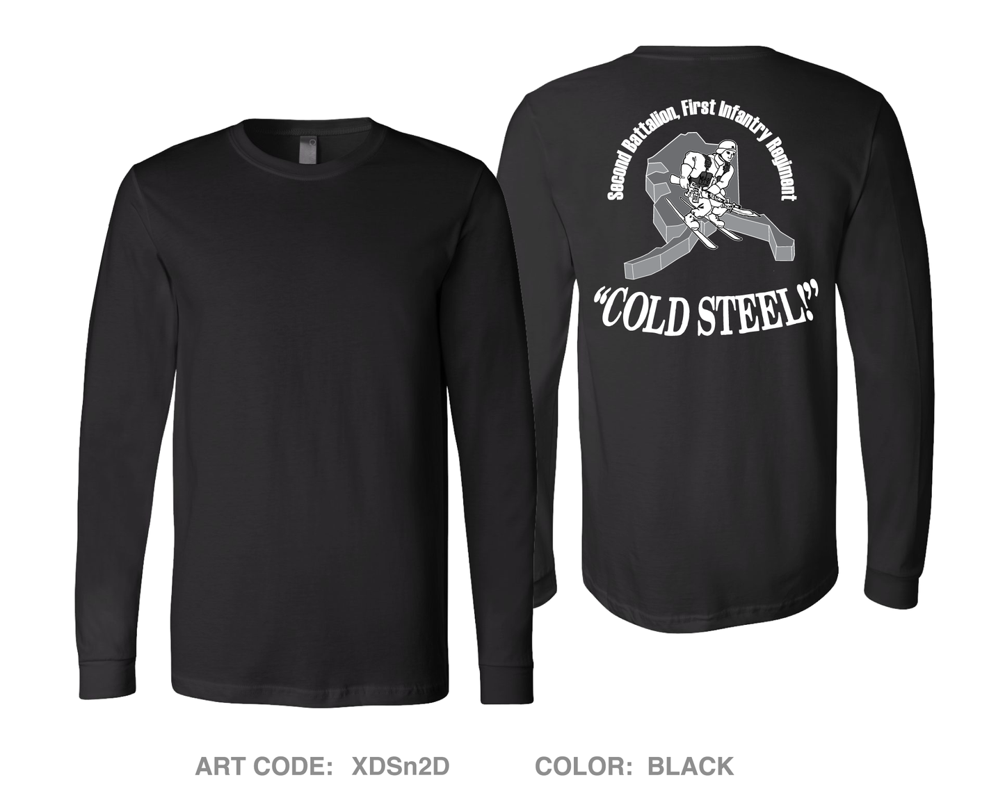 Bravo company 2|1 Infantry Comfort Unisex Cotton LS Tee - XDSn2D