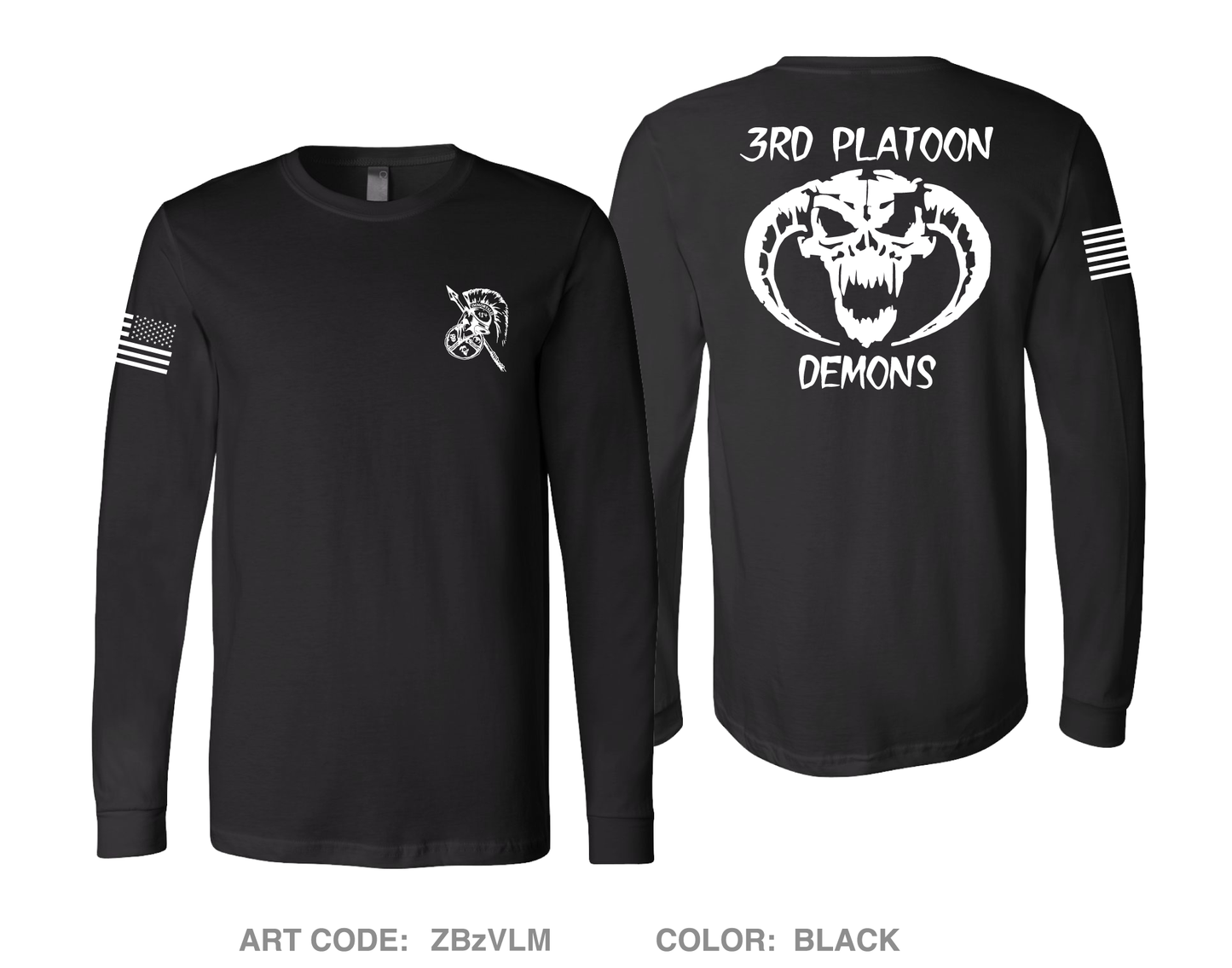 984th MP CO Comfort Unisex Cotton LS Tee - ZBzVLM