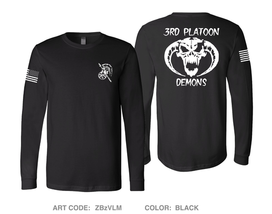 984th MP CO Comfort Unisex Cotton LS Tee - ZBzVLM