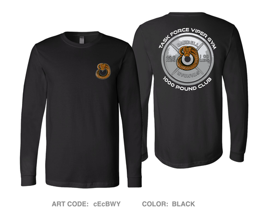 Viper Gym Comfort Unisex Cotton LS Tee - cEcBWY