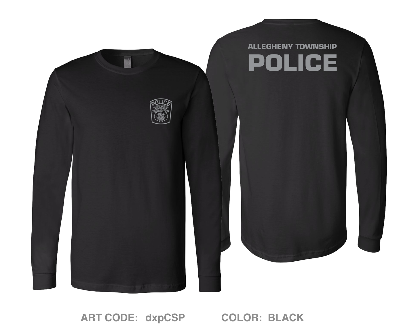 ATPD Store Comfort Unisex Cotton LS Tee - dxpCSP