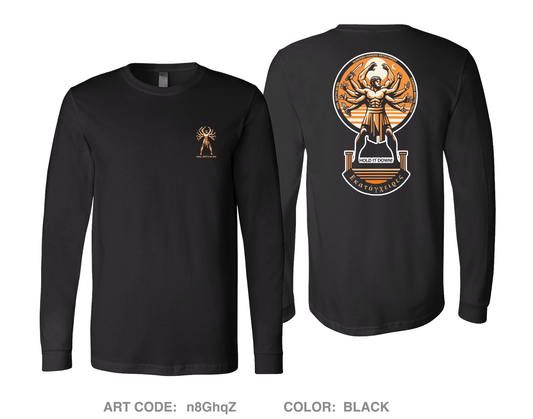 HHD, 307th MI BN Comfort Unisex Cotton LS Tee - n8GhqZ