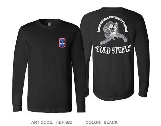 Bravo company 2|1 Infantry Comfort Unisex Cotton LS Tee - nDHnBZ