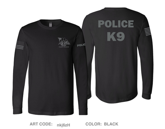 RTD Transit Police K9 Comfort Unisex Cotton LS Tee - nkj6zH