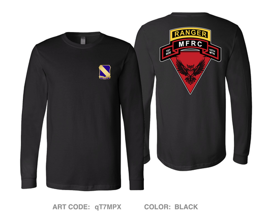 MFRC, 1st BDE, 10th MTN Comfort Unisex Cotton LS Tee - qT7MPX