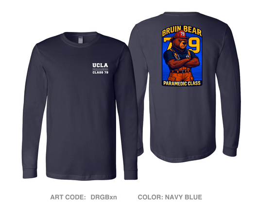 UCLA Paramedic Class 79 Comfort Unisex Cotton LS Tee - DRGBxn