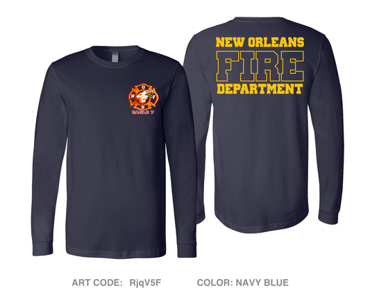 NOFD Eagle 7 Comfort Unisex Cotton LS Tee - RjqV5F