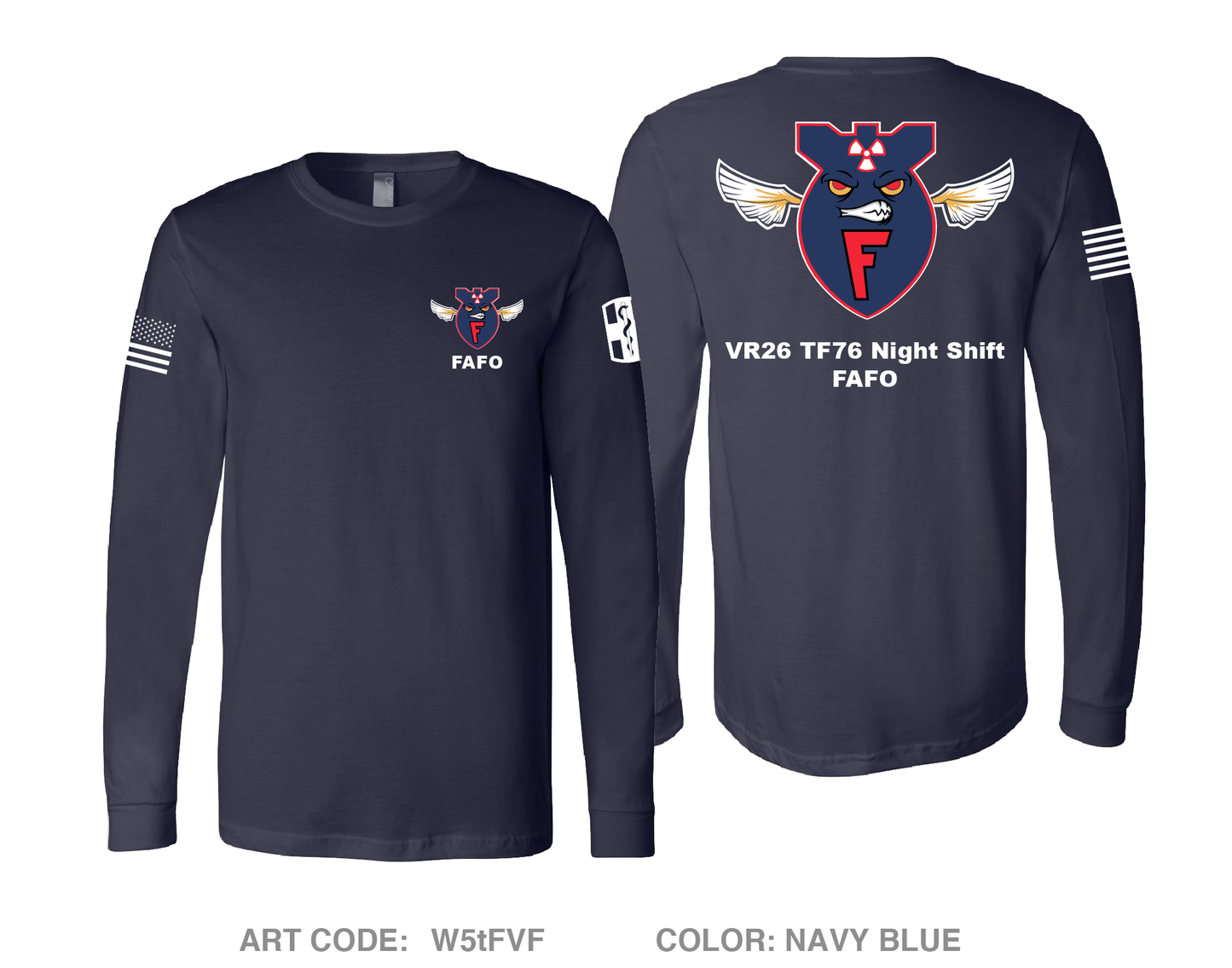 330th MED BDE Comfort Unisex Cotton LS Tee - W5tFVF