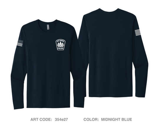 East Bangor PD Comfort Unisex Cotton LS Tee - 354e27