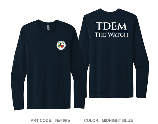 TDEM - The Watch Comfort Unisex Cotton LS Tee - NeF9Re
