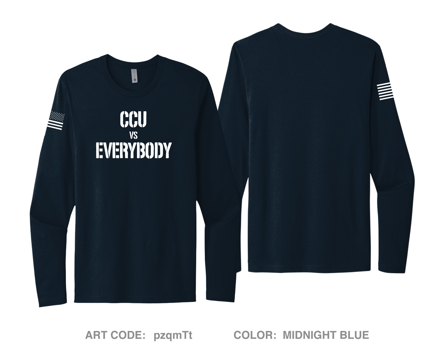 CCU Comfort Unisex Cotton LS Tee - pzqmTt