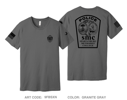 Spartanburg Methodist College Campus Safety Comfort Unisex Cotton SS Tee - 9FBSXN