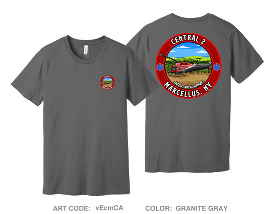 Mercy Flight Marcellus Central 2 Comfort Unisex Cotton SS Tee - vEcmCA
