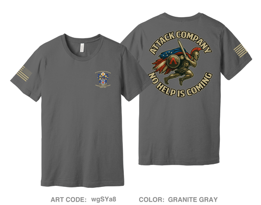 ATTACK COMPANY Comfort Unisex Cotton SS Tee - wgSYa8
