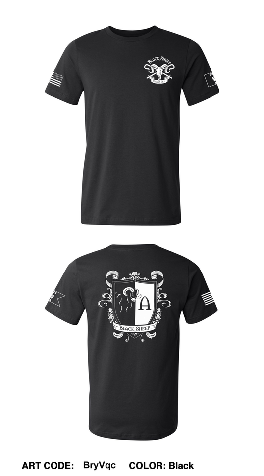 A Co, 229th MI BN Comfort Unisex Cotton SS Tee - BryVqc