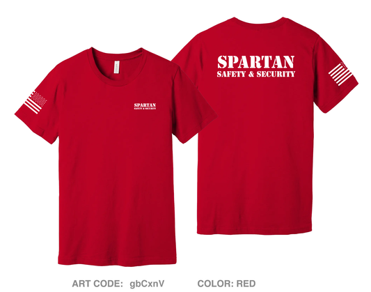 Spartan Safety & Security STORE 1  Comfort Unisex Cotton SS Tee - gbCxnV