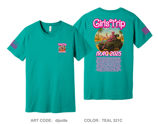 Iraq 2025 Girls Trip Comfort Unisex Cotton SS Tee - djax8e