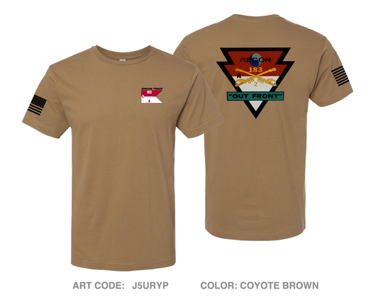 A TRP 2-183 CAV Store 1 Comfort Unisex Cotton SS Tee - J5URYP