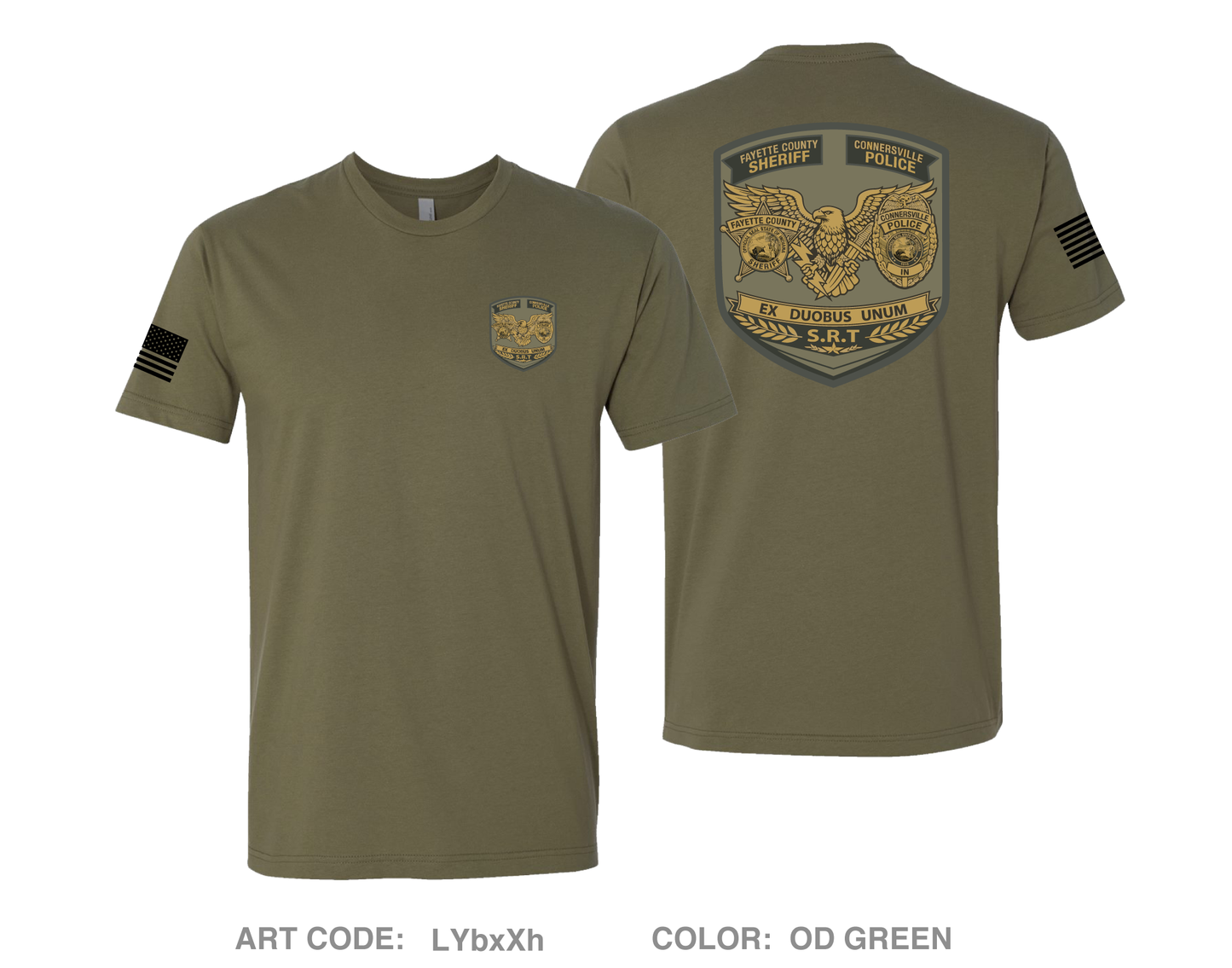 Connersville SWAT Comfort Unisex Cotton SS Tee - LYbxXh