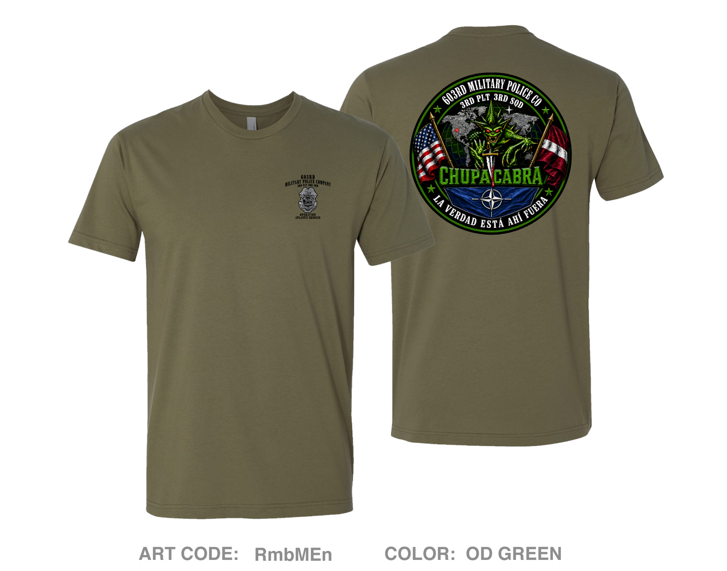 603rd military police company Comfort Unisex Cotton SS Tee - RmbMEn