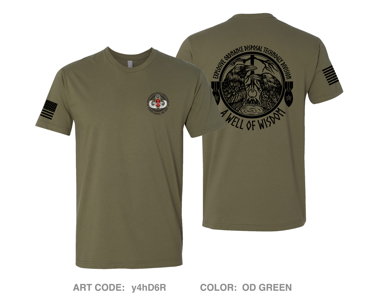 Explosive Ordnance Disposal Technology Division (EOD) Comfort Unisex Cotton SS Tee - y4hD6R