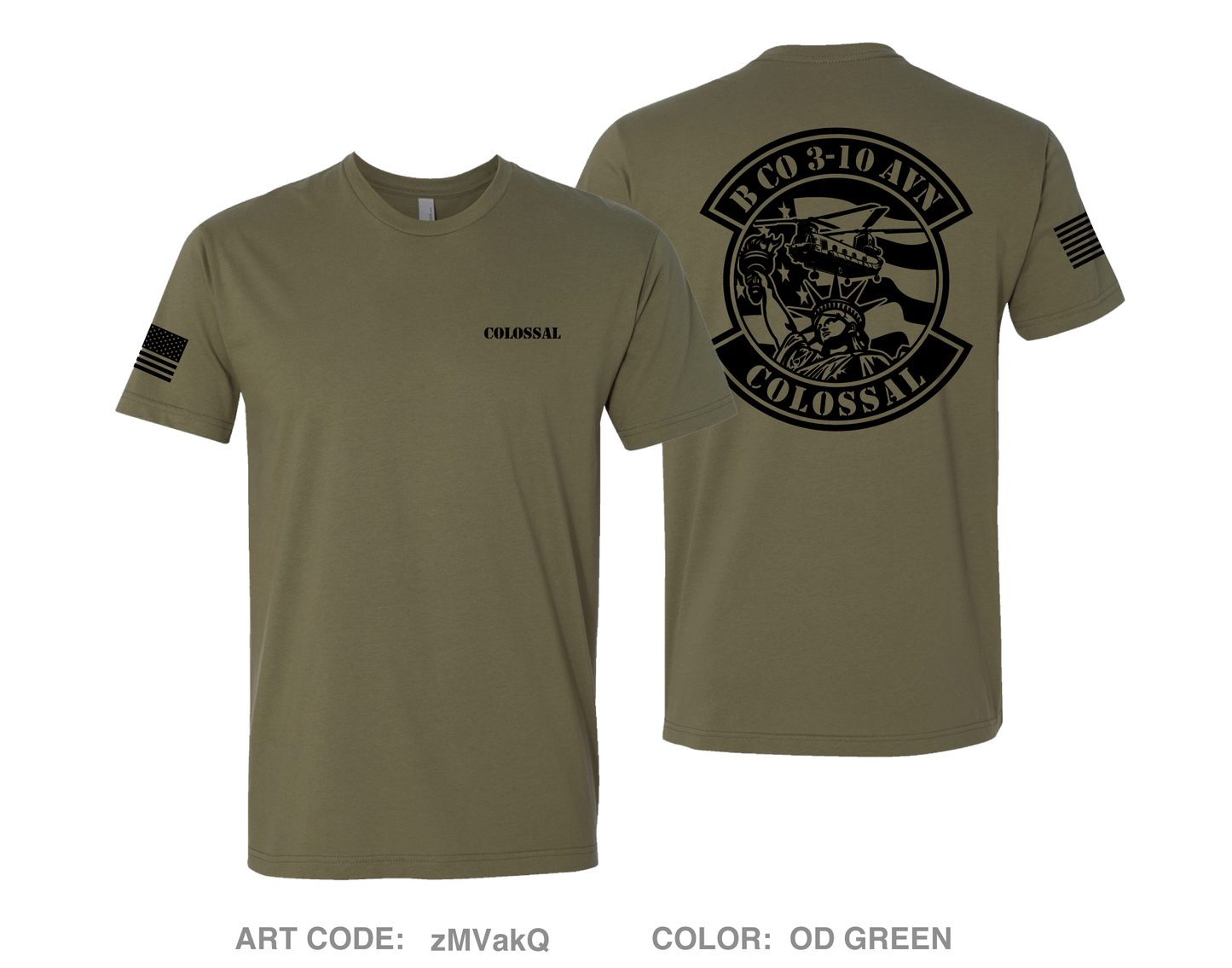 B-Co 3-10 Colossal Comfort Unisex Cotton SS Tee - zMVakQ