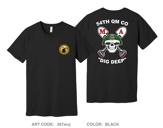 54th QM CO Comfort Unisex Cotton SS Tee - 267wuj