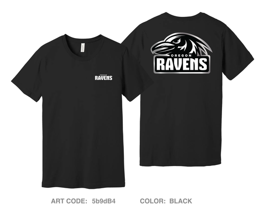 Oregon Ravens Football Fundraising Collection Comfort Unisex Cotton SS Tee - 5b9dB4
