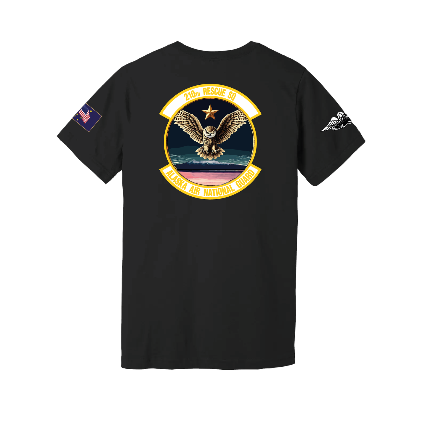 210th Comfort Unisex Cotton SS Tee - Air National Guard (Rescue SQ)