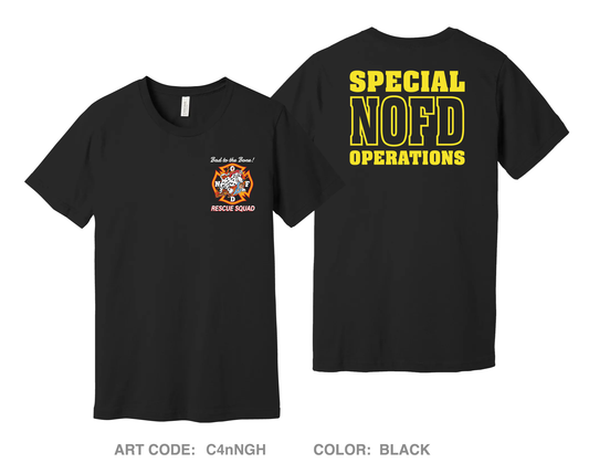 NOFD Rescue 7 Comfort Unisex Cotton SS Tee - C4nNGH