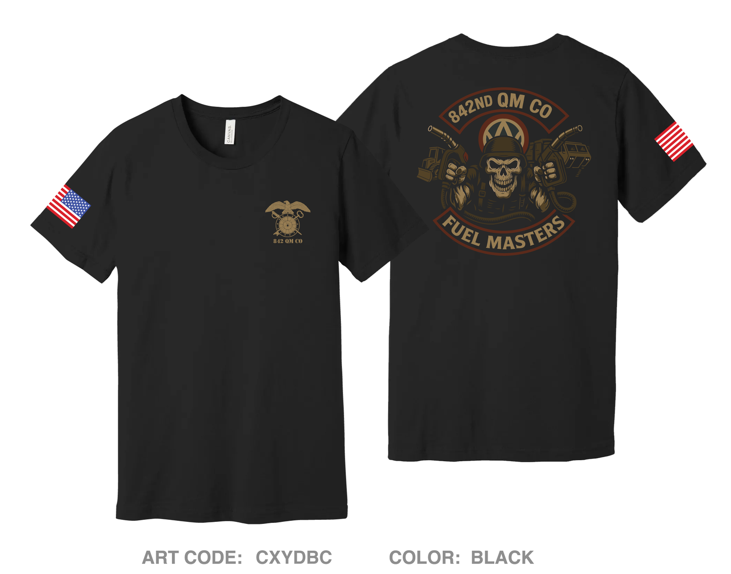 842 QM CO Comfort Unisex Cotton SS Tee - CXYDBC