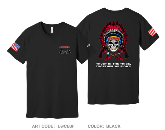 A Co, 309th MI BN Comfort Unisex Cotton SS Tee - DwCBJF