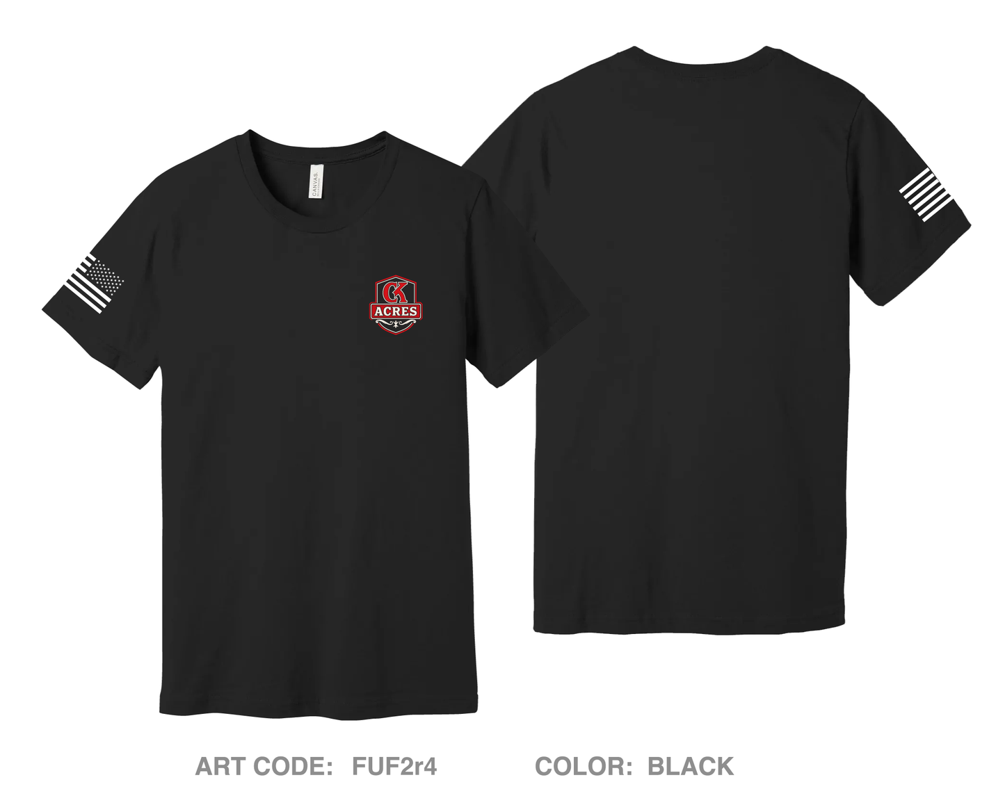 CK Acres Comfort Unisex Cotton SS Tee - FUF2r4
