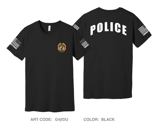 Lincoln Police Department Comfort Unisex Cotton SS Tee - G4jfDU
