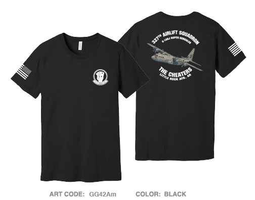 327th Airlift Squadron Comfort Unisex Cotton SS Tee - GG42Am