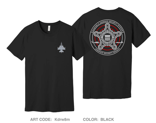 Airspace Security Branch Comfort Unisex Cotton SS Tee - Kdrw8m