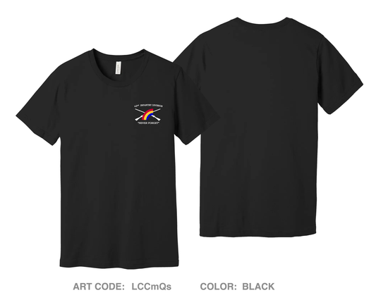 42nd ID Fundraising Collection Comfort Unisex Cotton SS Tee - LCCmQs