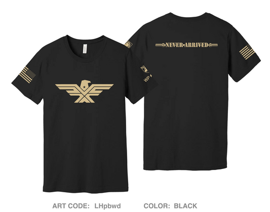 CrossFit Black and Gold Comfort Unisex Cotton SS Tee - LHpbwd