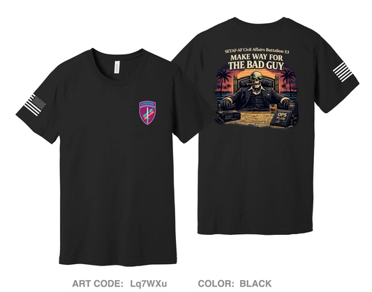 SETAF-AF Civil Affairs Battalion Comfort Unisex Cotton SS Tee - Lq7WXu
