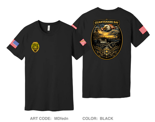GTMO Security Comfort Unisex Cotton SS Tee - MDfedn