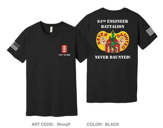 84th Engineer Battalion, 130th Engineer Brigade Comfort Unisex Cotton SS Tee - Mnxqff