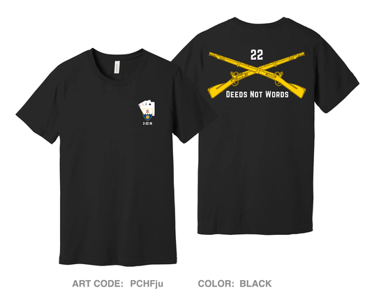 2-22 IN Comfort Unisex Cotton SS Tee - PCHFju